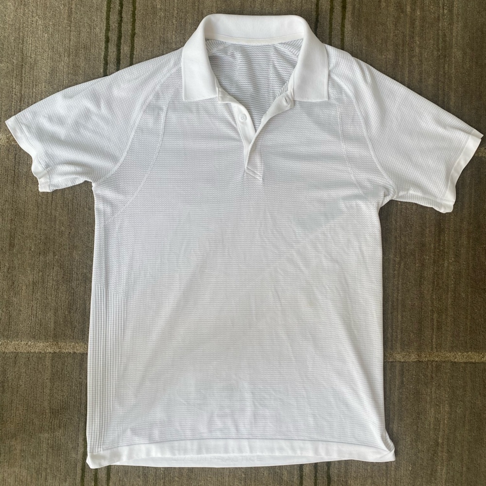 lululemon athletica White Polo Shirt